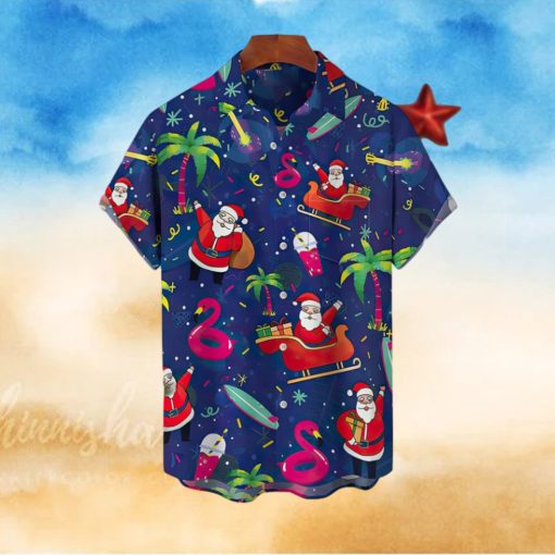 Funny Santa Claus Hawaiian Shirt