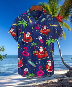 Funny Santa Claus Hawaiian Shirt