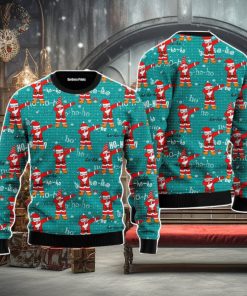 Funny Santa Dabbing Pattern Christmas Unisex Ugly Sweater