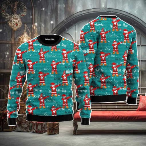 Funny Santa Dabbing Pattern Christmas Unisex Ugly Sweater