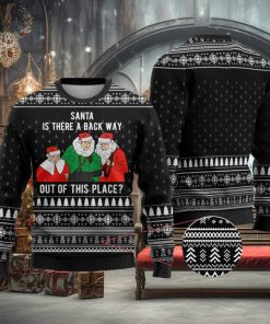 Funny Scrooged Ugly Christmas Sweater Black Gift For Men And Women