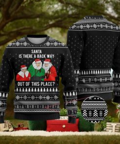 Funny Scrooged Ugly Christmas Sweater Black Gift For Men And Women