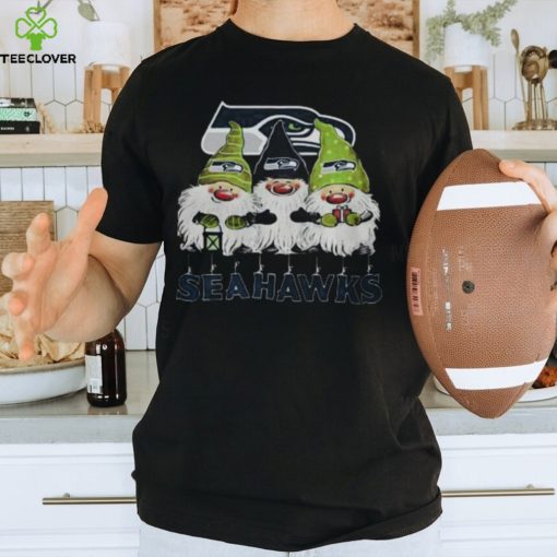 Funny Seattle Seahawks Gnomies Christmas Shirt