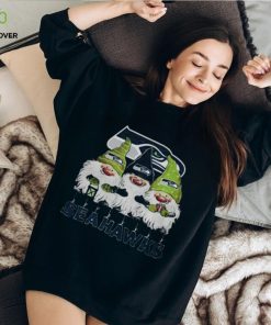 Funny Seattle Seahawks Gnomies Christmas Shirt