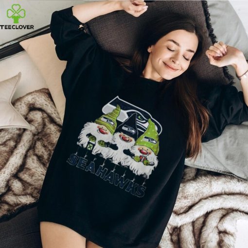 Funny Seattle Seahawks Gnomies Christmas Shirt