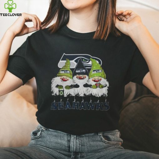 Funny Seattle Seahawks Gnomies Christmas Shirt