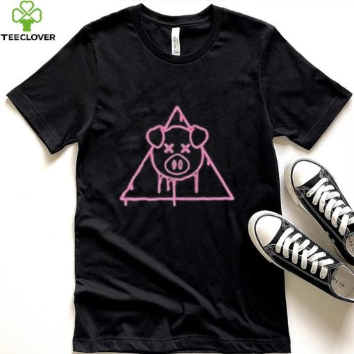 Funny Shane Dawson Embroidered Spray Paint Pig Diamond Shirt