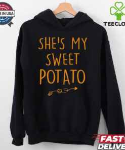 Funny She’s My Sweet Potato I Yam Set Couples Thanksgiving T Shirt