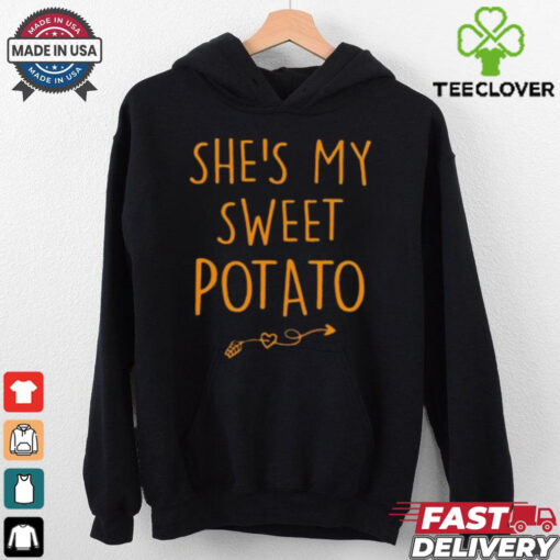 Funny She’s My Sweet Potato I Yam Set Couples Thanksgiving T Shirt