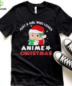 Funny Shirt Anime Chrismas Cute Girl Shir