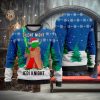 Area 51 3D Knitting Pattern Print Ugly Christmas Sweater Perfect Holiday Gift