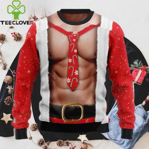 Funny Six Pack Muscle Ugly Christmas Sweater Sweatshirt