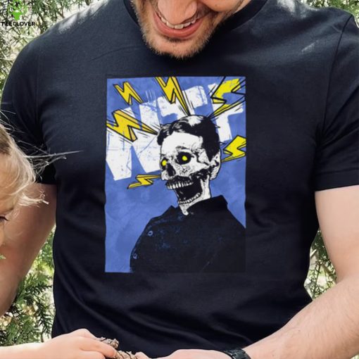 Funny Skull Wtf Pop Art Comic Nikola Tesla Unisex T Shirt
