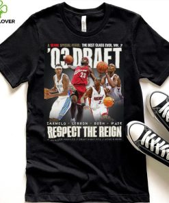 Funny Slam Carmelo Lebron Bosh And Wade 03 Draft T Shirt