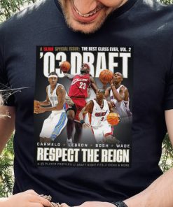 Funny Slam Carmelo Lebron Bosh And Wade 03 Draft T Shirt