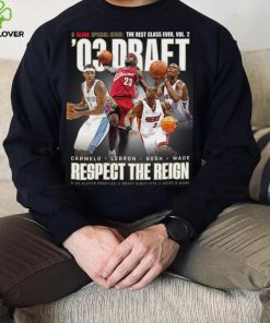 Funny Slam Carmelo Lebron Bosh And Wade 03 Draft T Shirt