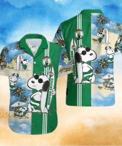 Funny Snoopy Boston Celtics Funny Hawaiian Shirt