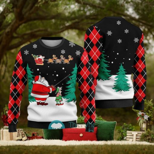 Funny Special Delivery Santa Ugly Christmas Sweater Black Gift For Men And Women