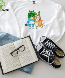 Funny St Patricks Day Bluey And Bingo shirt