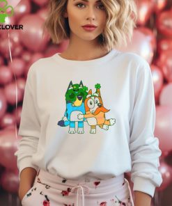Funny St Patricks Day Bluey And Bingo shirt