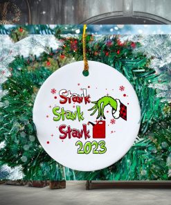 Funny Stank 2023 Grinch Christmas Ornament