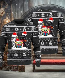 Funny Star Family 3D Ugly Christmas Sweater Galaxy Hero Gift Galaxy Hero Santa Gift for men Women