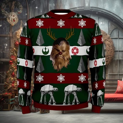 Funny Star Wars Chewbacca Ugly Christmas Sweater