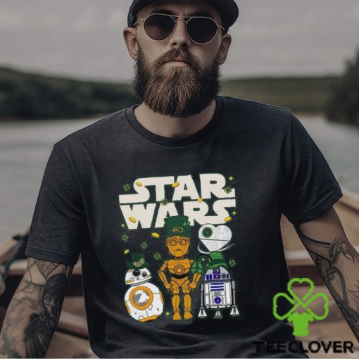 Funny Star Wars Droids R2 D2 C P3O BB 8 Shamrock St Patrick’s Day T hoodie, sweater, longsleeve, shirt v-neck, t-shirt