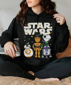 Funny Star Wars Droids R2 D2 C P3o Bb 8 Shamrock St Patrick’s Day T hoodie, sweater, longsleeve, shirt v-neck, t-shirt