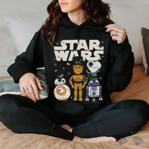 Funny Star Wars Droids R2 D2 C P3o Bb 8 Shamrock St Patrick’s Day T hoodie, sweater, longsleeve, shirt v-neck, t-shirt