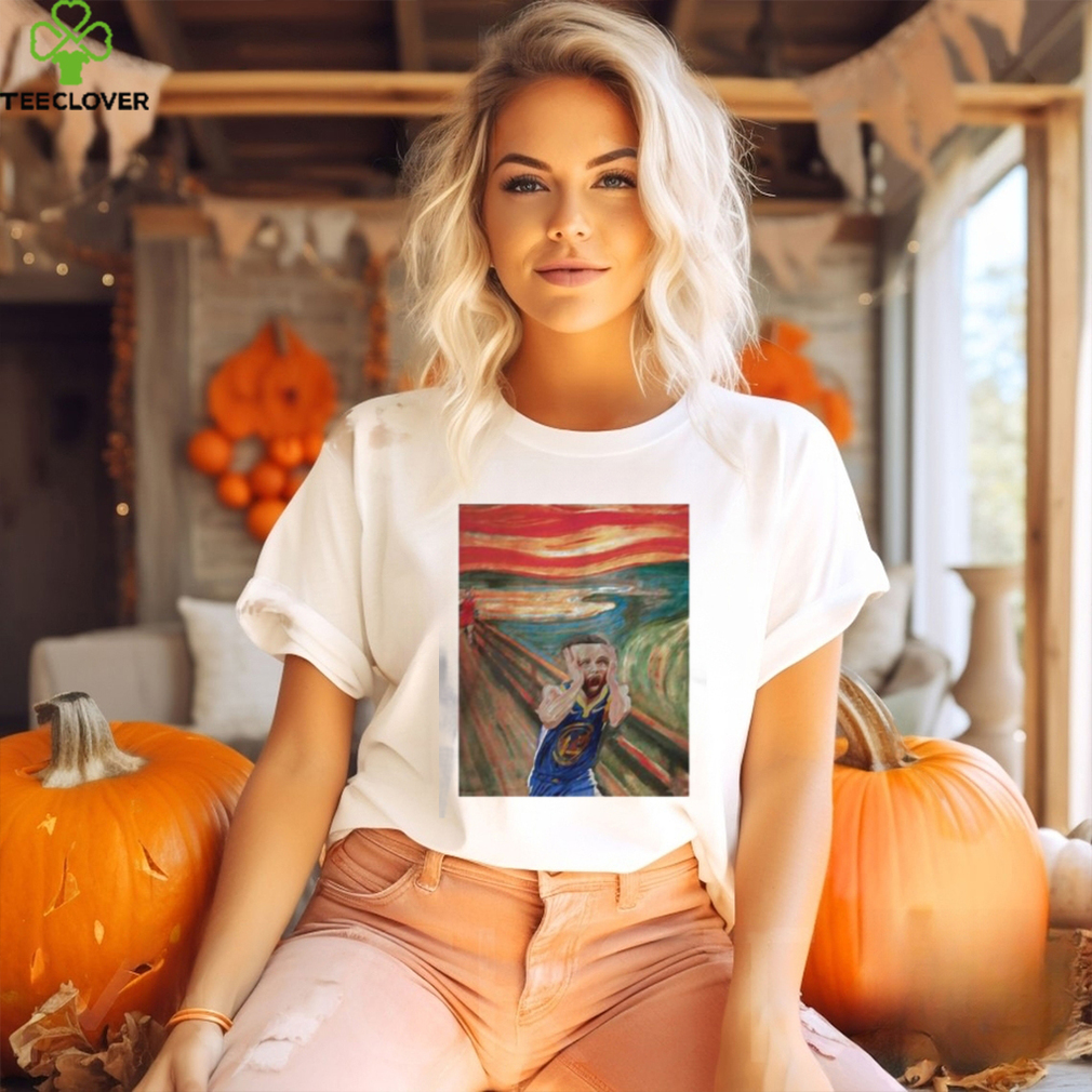 Funny Stephen Curry The Scream Art Scream Curry Poster Essentials T Shirt Funny Stephen Curry The Scream Art Scream Curry Poster Essentials T Shirt