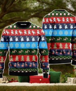Funny Striped Christmas Pattern Christmas Unisex Ugly Sweater