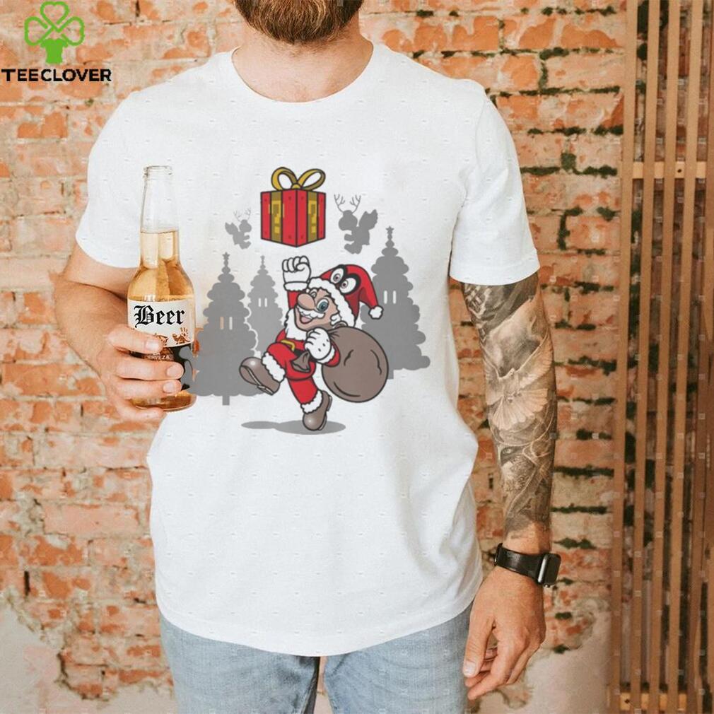 Funny Super Merry GO Super Mario Santa Claus Christmas 2023 t shirt Funny Super Merry GO Super Mario Santa Claus Christmas 2023 t shirt