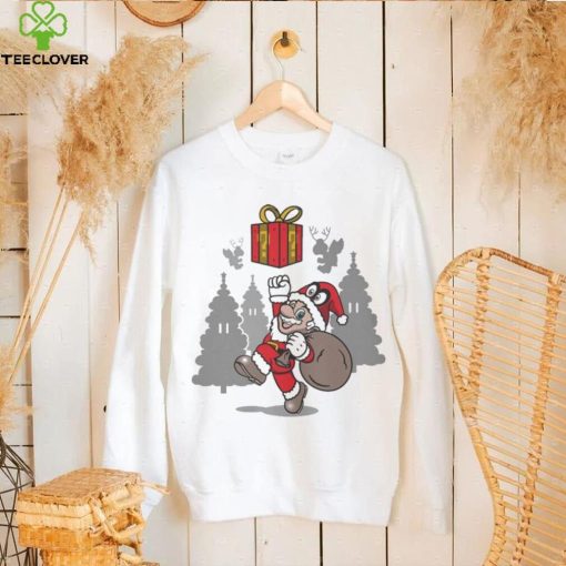 Funny Super Merry GO Super Mario Santa Claus Christmas 2023 t shirt