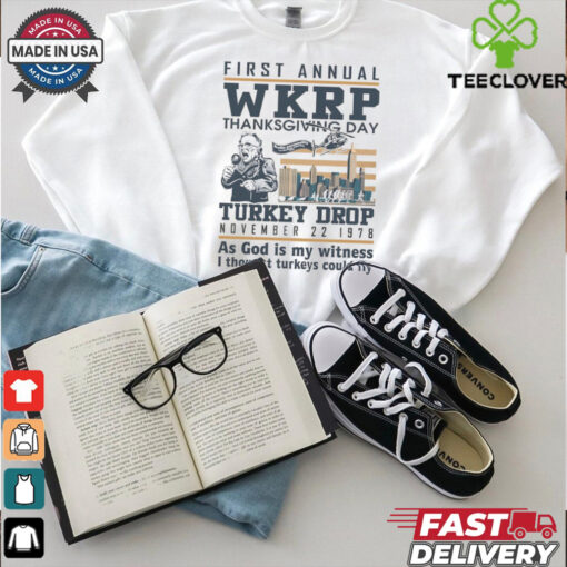 Funny Thanksgiving WKRP Turkey Drop T Shirt