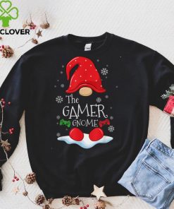 Funny The Gamer Gnome Christmas Xmas Pajama Kids Boys T Shirt