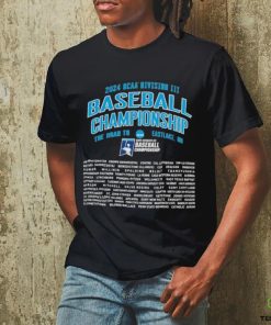 Funny The Road To Eastlake, OH 2024 NCAA Division III Baseball Championship Shirt