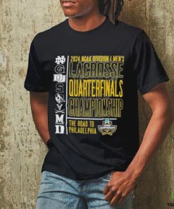 Funny The Road To Philadelphia 2024 NCAA Division I Men’s Lacrosse Quarterfinals Shirt