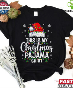 Funny This Is My Christmas Pajama Shirt Lights Men Women Gift Unisex T Shirt