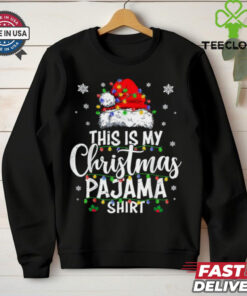Funny This Is My Christmas Pajama Shirt Lights Men Women Gift Unisex T Shirt