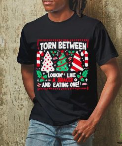 Funny Torn between lookin’ like a snack and eating one Christmas shirt