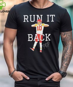 Funny Trendy Pacheco Run It Back Groovy Kansas City Chiefs shirt