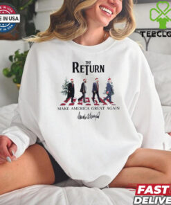 Funny Trump Christmas Sweatshirt, Make America Great Again Santa Shirt