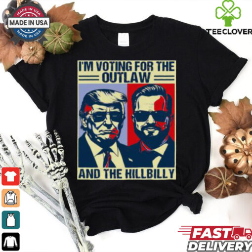 Funny Trump Flag Outlaw Hillbilly JD Vance 2024 Donald Trump T Shirt
