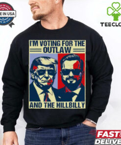 Funny Trump Flag Outlaw Hillbilly JD Vance 2024 Donald Trump T Shirt