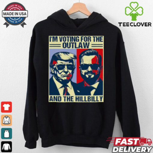 Funny Trump Flag Outlaw Hillbilly JD Vance 2024 Donald Trump T Shirt