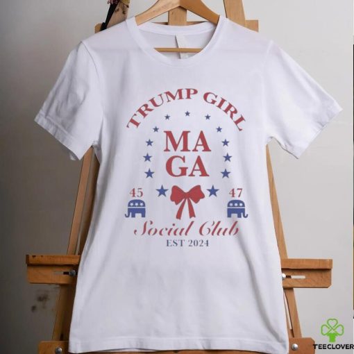 Funny Trump Girl MAGA Social Club Est 2024 T Shirt