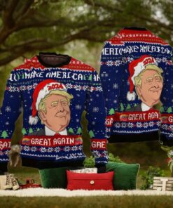 Funny Trump President Christmas Sweater