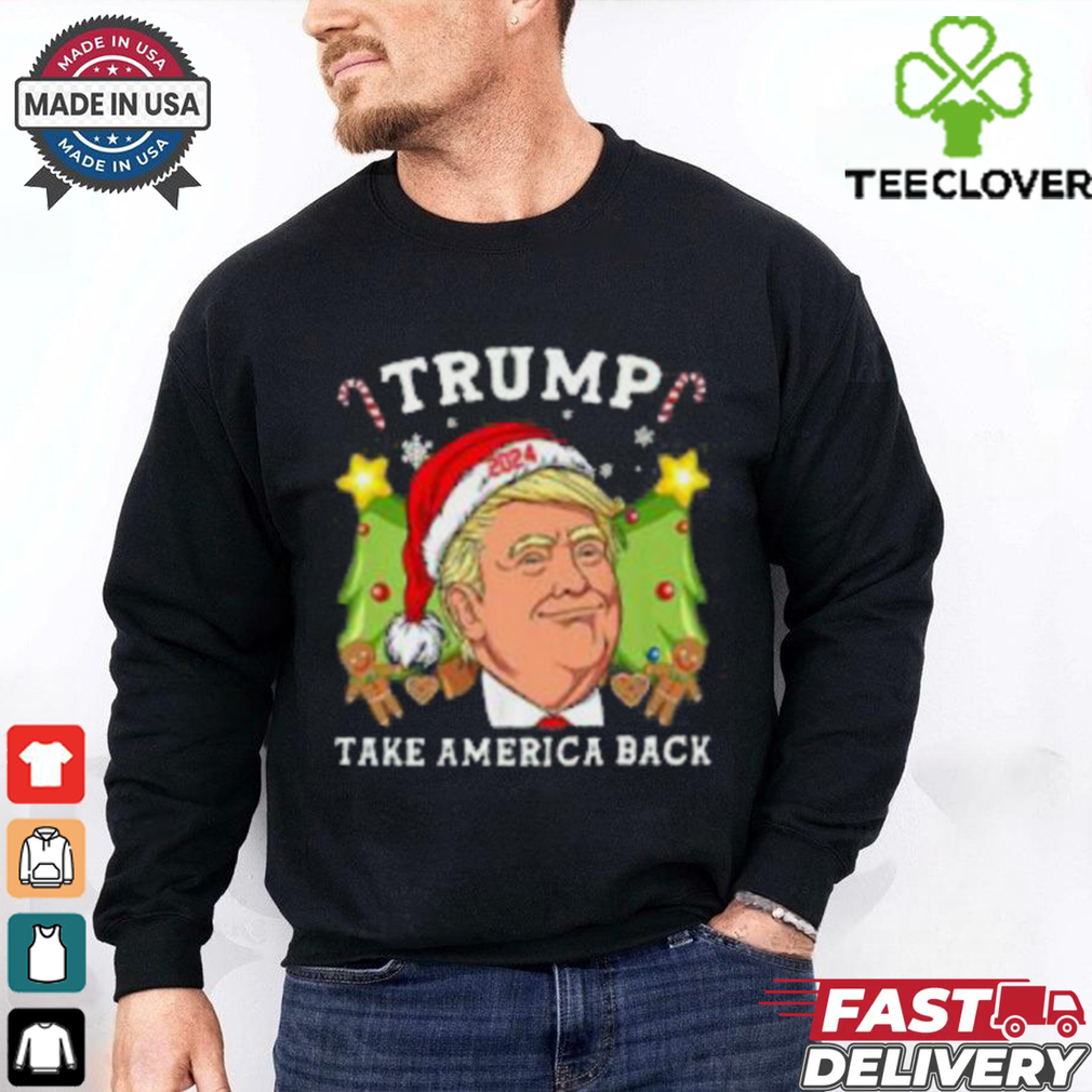 Funny Trump Santa Hat Take America Back Matching Christmas T shirt Funny Trump Santa Hat Take America Back Matching Christmas T shirt
