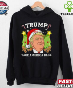 Funny Trump Santa Hat Take America Back Matching Christmas T shirt 2 Funny Trump Santa Hat Take America Back Matching Christmas T shirt